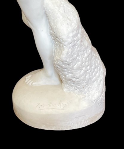 Sculpture Sculpture en Marbre - Jacqueline Roy (1898-1993) - Nu debout