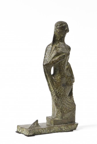 Georges OUDOT (1928-2004) - Jeune femme - Sculpture Style 