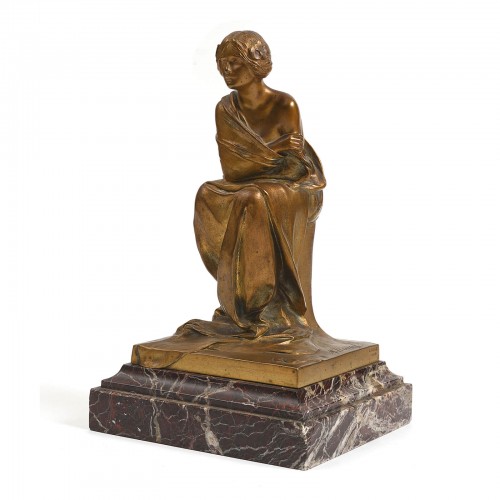 Sculpture Sculpture en Bronze - Maurice BOUVAL (1863-1916)
