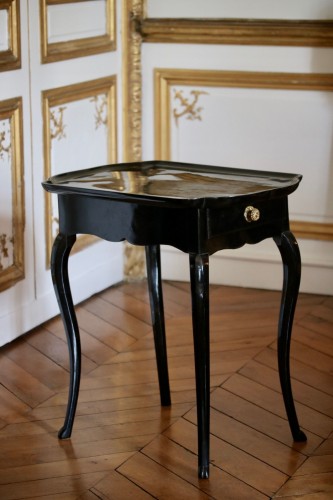 Mobilier Table & Guéridon - Table en cabaret en vernis noir