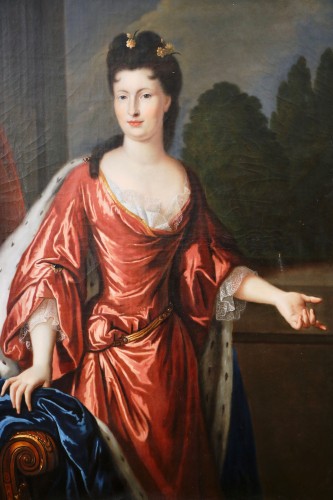 Tableaux et dessins Tableaux XVIIIe siècle - Paire de portraits d'Anne-Marie Beuzelin de Bosmelet et Renée Bouthillier de Chavigny