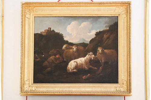 Paire de scènes pastorales de Rosa Da Tivoli - Galerie Pellat de Villedon