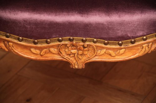 XVIIIe siècle - Quatre fauteuils estampillés de Jean Avisse