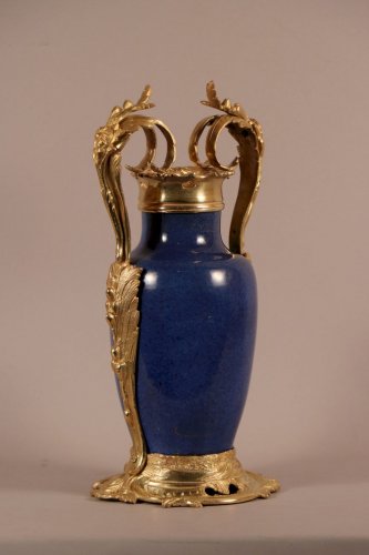 Vase de Chine monté en similor, époque Louis XV - Objet de décoration Style Louis XV