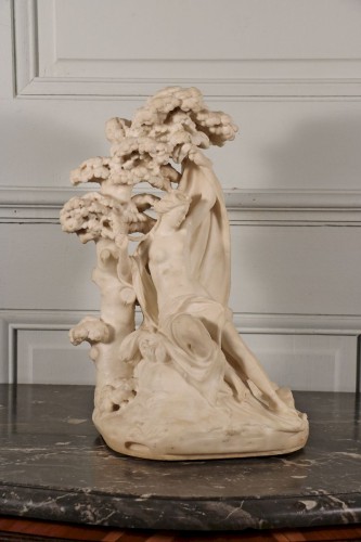 Le Repos de Diane, marbre 18e siècle - Sculpture Style 