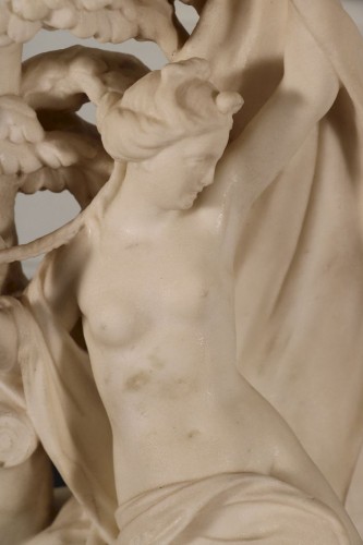 Sculpture Sculpture en Marbre - Le Repos de Diane, marbre 18e siècle