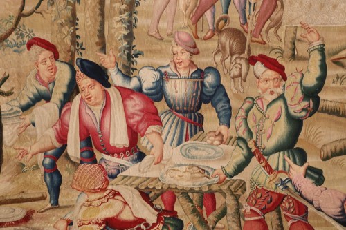 Tapisserie de la Manufacture Royale des Gobelins commandée par Louis XIV - Galerie Pellat de Villedon