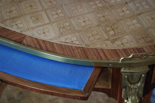 Table de salon ovale par Jean-Pierre Dusautoy - Galerie Pellat de Villedon