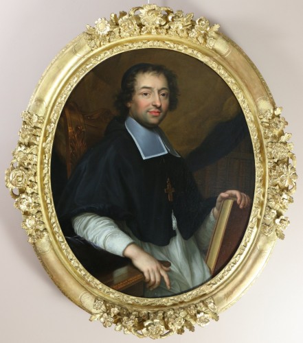 Antiquités - Portrait de l Abbé Thoulier d’Olivet par Gabriel Revel (1643 -1712)