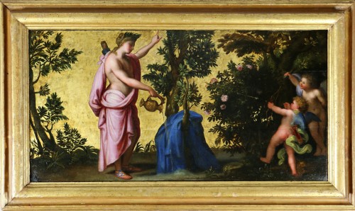 Apollon et Daphné transformée en arbre de laurier, attribué à Pierre Mignard (1612-1695) 