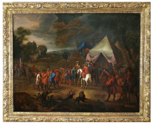 Jean Baptiste Martin des batailles (1659, 1735) - L'armée de Louis XIV en campement