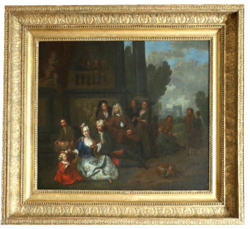 Jan Josef Horemans l'ancien ( 682,1759) - Scène familiale et sa suite
