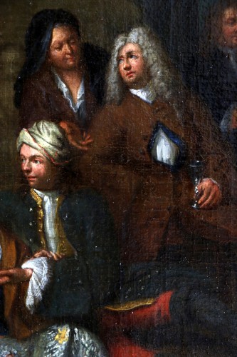 Louis XIV - Jan Josef Horemans l'ancien ( 682,1759) - Scène familiale et sa suite