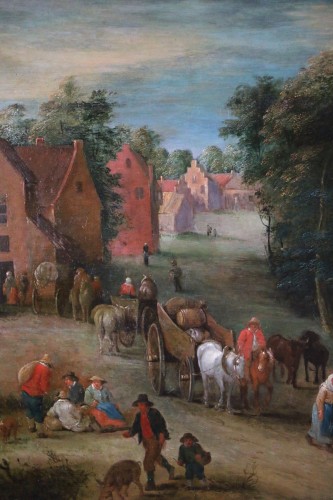 Theobald Michau (1676- 1765) - Scène villageoise et fluviale - Galerie PhC