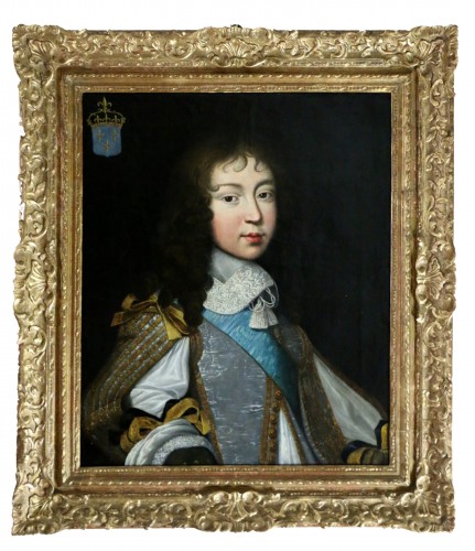 Portrait de Louis XIV, enfant - Attribué à Louis Ferdinand II Elle (1612 - 1689)
