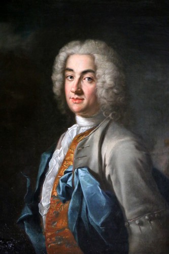Tableaux et dessins Tableaux XVIIIe siècle - Portrait d'un gentilhomme attribué à Louis Tocqué (1696-1772)