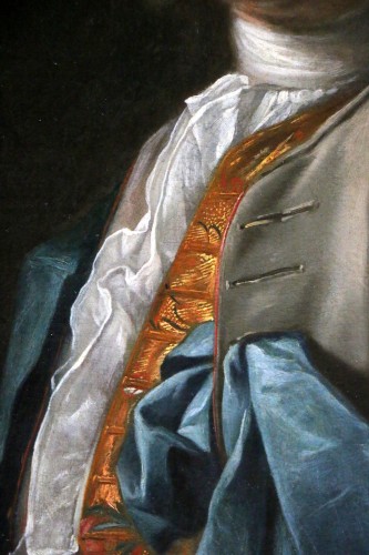 Portrait d'un gentilhomme attribué à Louis Tocqué (1696-1772) - Galerie PhC