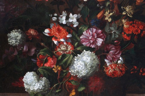 Bouquet de fleurs sur un entablement - Jean Baptiste Monnoyer (1636 - 1699) - Galerie PhC