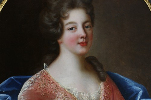 François de Troy (1645 - 1730) et atelier - Portrait d’une jeune dame de qualité - Galerie PhC