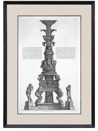 Giovanni Battista Piranesi (1720-1778) - Candélabre - Gravures et livres anciens Style 