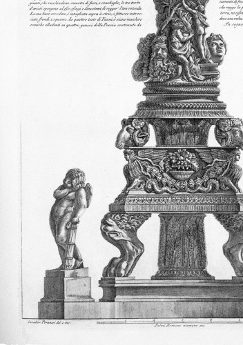 Gravures et livres anciens  - Giovanni Battista Piranesi (1720-1778) - Candélabre