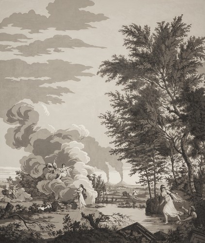 Papiers peints panoramiques - circa 1800 - Objet de décoration Style 