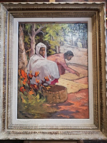 Séchage du riz - Georges Razana Maniraka (1900-1943)