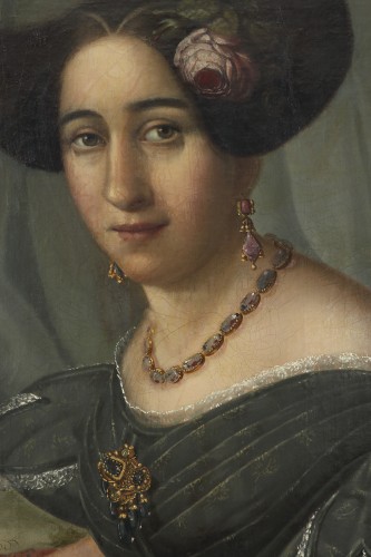 XIXe siècle - Portrait de femme, 1831