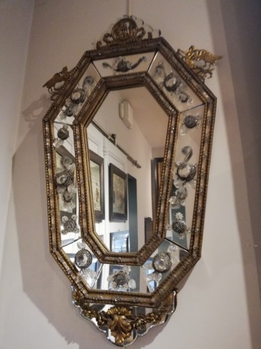  - Paire de miroirs, Italie 19e siècle