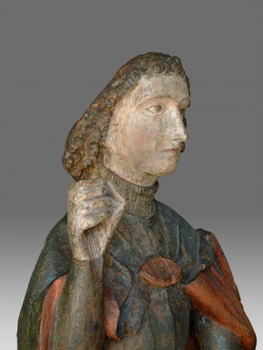 Sculpture Sculpture en Bois - Saint Michel - Allemagne du Nord vers 1460
