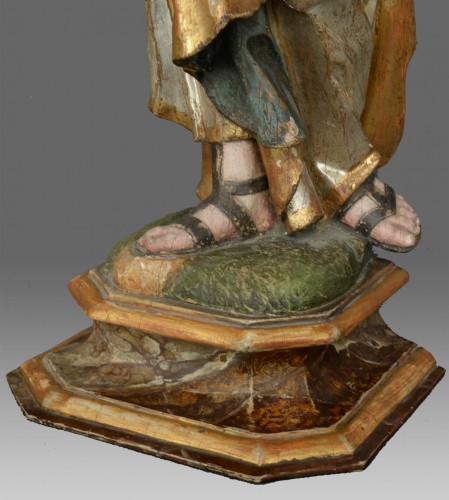 Sculpture Saint Joseph avec l'enfant - Galerie Puch