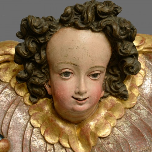 Tête d'ange vers 1630 - David Zürn 1598 - 1666 - Sculpture Style Renaissance