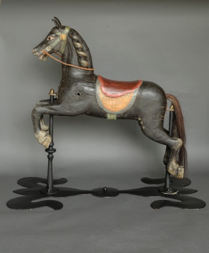 Cheval de carrousel, Allemagne du sud seconde moitié du 19e siècle - Galerie Puch