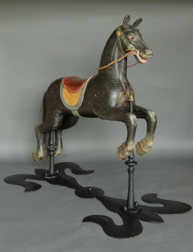 Cheval de carrousel, Allemagne du sud seconde moitié du 19e siècle - Napoléon III