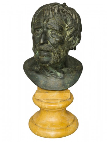 Buste Seneca Sénèque Italie 19e Siècle