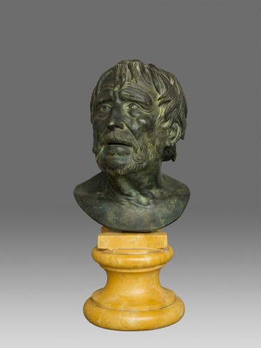 Buste Seneca Sénèque Italie 19e Siècle - Galerie Puch