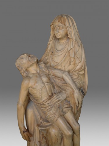 XVIe siècle et avant - Pieta - Sculpture gotic tardif