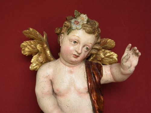 Sculpture anges baroques vers 1740-60 - Louis XVI