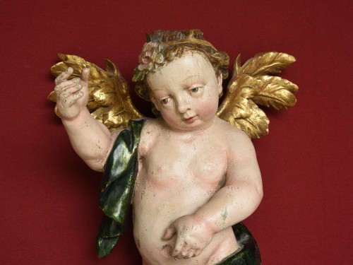 Louis XVI - Sculpture anges baroques vers 1740-60