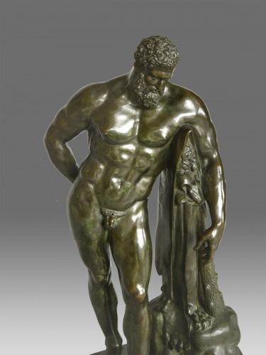 Hercule Farnese Italie vers 1860 - Sculpture Style Napoléon III