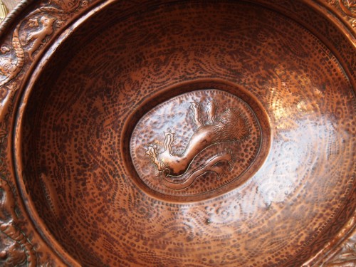 Objets de Curiosité  - Grand rafraîchissoir en cuivre, Italie 17e siècle