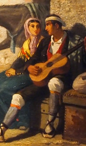 Paysans à la campagne - Eugène GLUCK (1820-1898) - Galerie Saint Martin