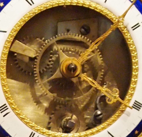 Horlogerie Pendule - Pendulette squelette signée BERGMILLER à Paris