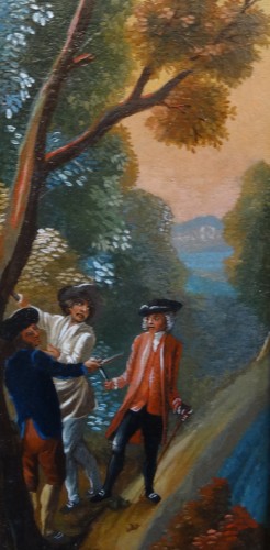 XVIIIe siècle - Ex-voto en tôle peinte du XVIIIe siècle