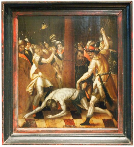 Flagellation du christ à la colonne, fin XVIe début XVIIe