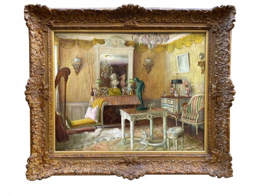 Intérieur d'appartement - Gaston HOFFMANN (1883-1977)