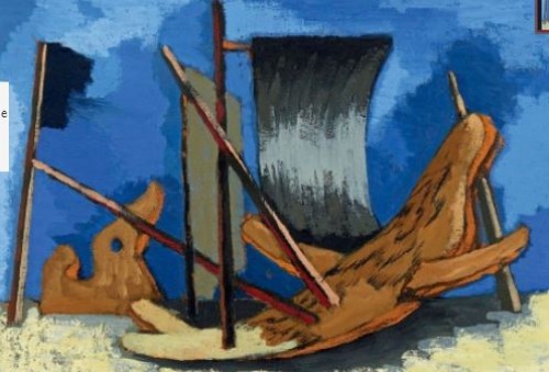 Barques, 1931 - Jean Lurçat (1892-1966) - Tableaux et dessins Style 