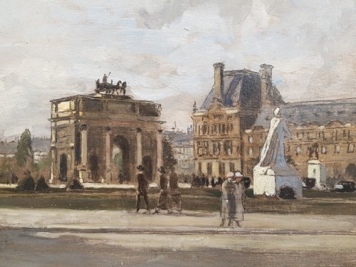 Tableaux et dessins  - L’arc du Carrousel - Amédée MARCEL CLEMENT (1873- ?)