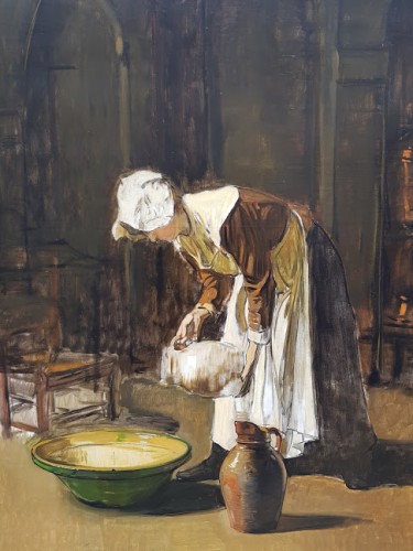 La laitière - Joseph Bail (1862-1921) 