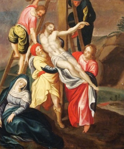 Le Baptême et la Descente de croix du Christ - Galerie Saint Martin